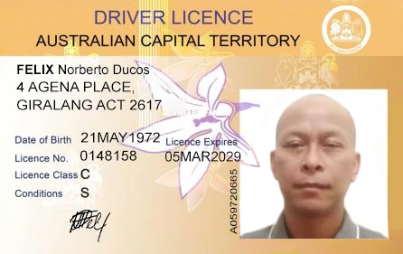 Full Drivers Licence Capital Territory