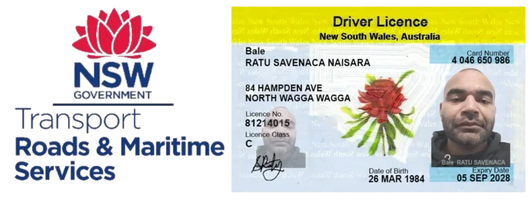 New South Wales Australia Full Licence