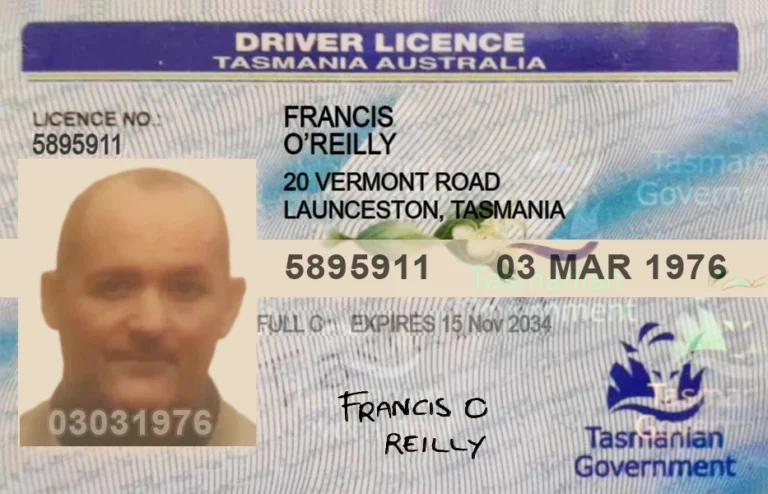 Full Drivers Licence Tasmania Australia