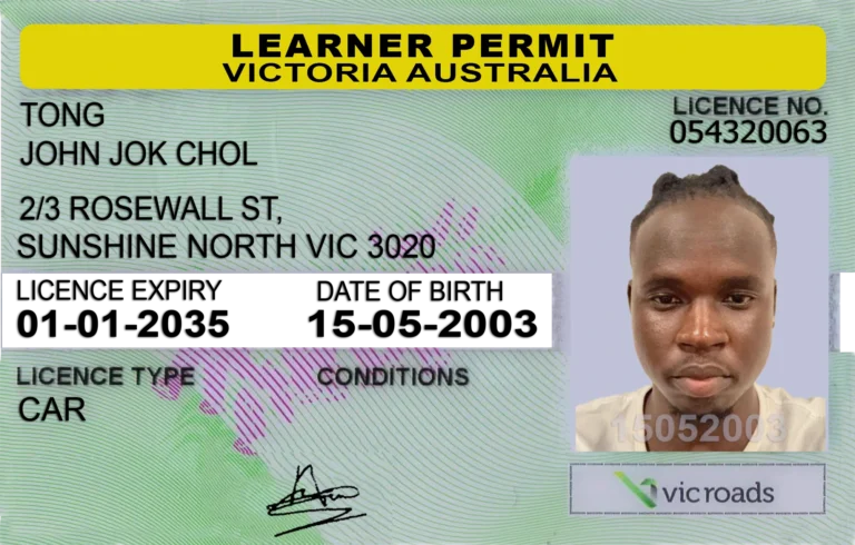 Learners Drivers Licence Victoria Australia, Victoria driver licence